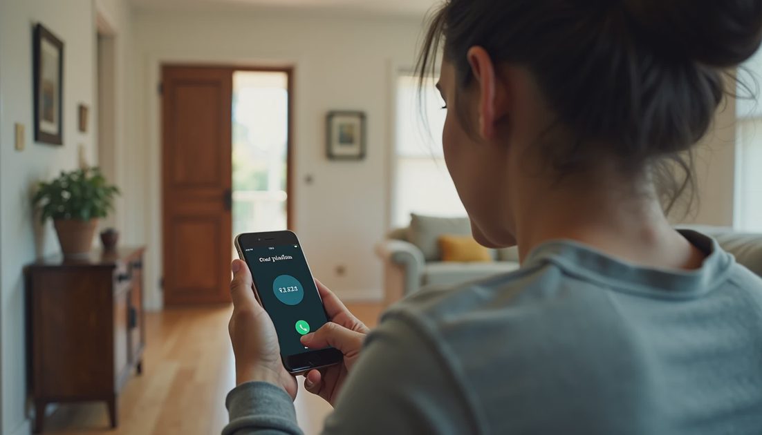 Parent calling back a known family number after suspicious urgent call